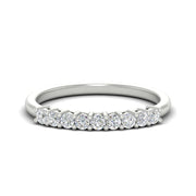 Nine-Stone-forever-band-ring-0.25 ct-in-white-gold